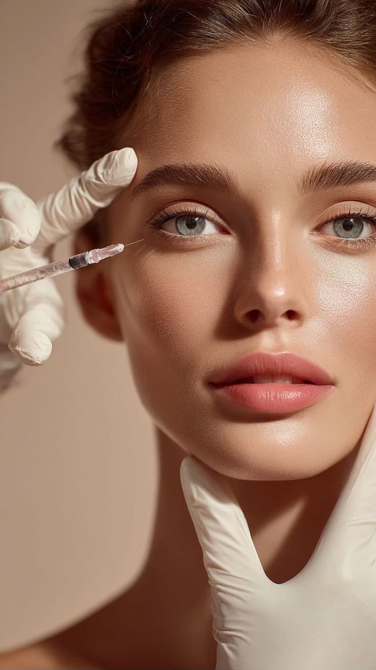 Injections du haut du visage